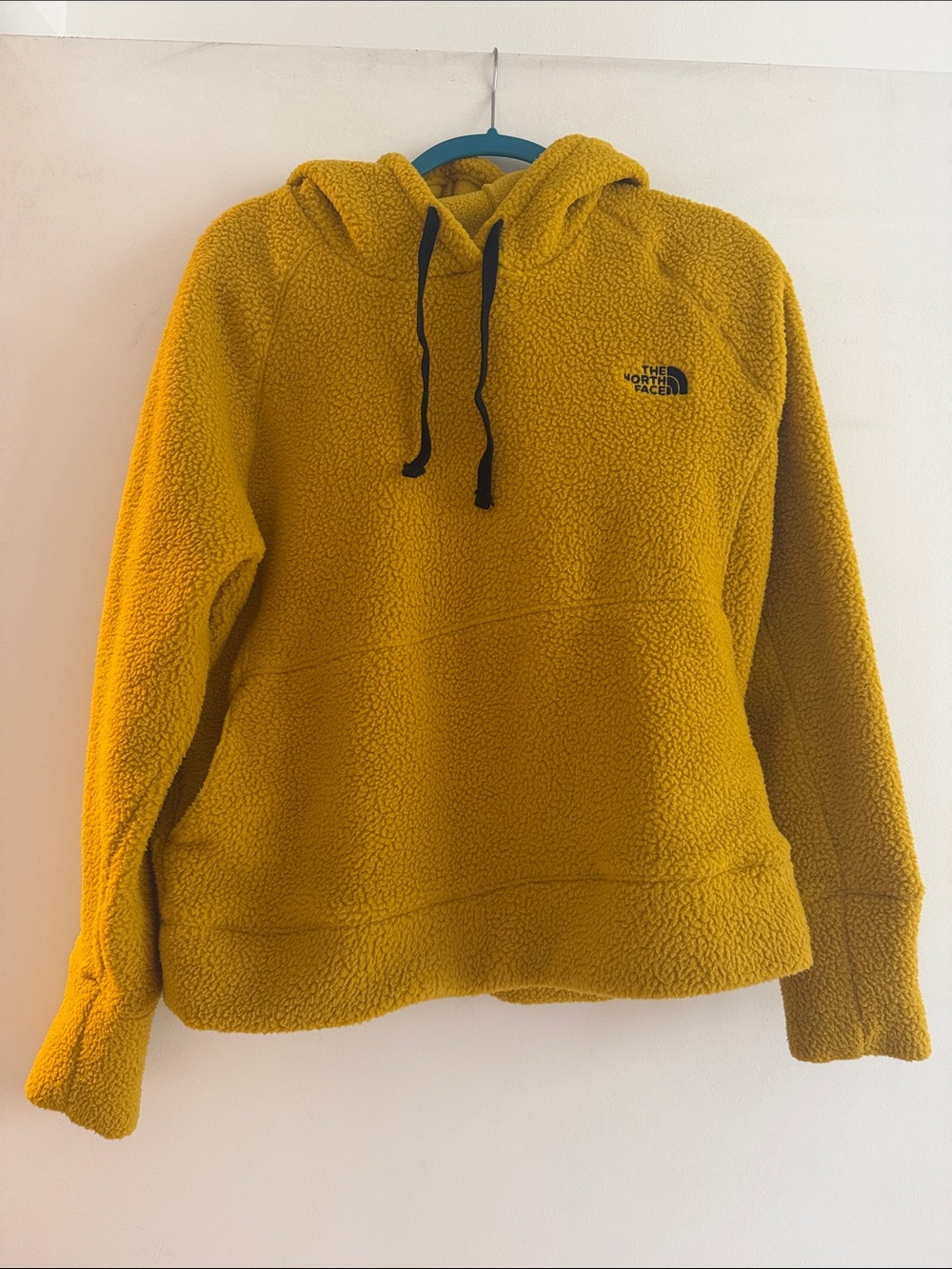 The North Face Women's Mustard Yellow Sherpa Hoodie